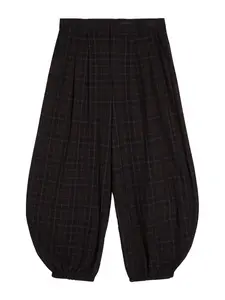 Bershka Nohavice  mokka / tmavohnedá