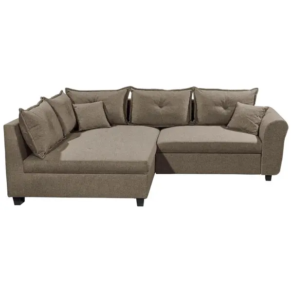 Livetastic ROHOVÁ SEDAČKA, textil, hnědá
