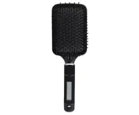 Plochý kartáč na rozčesávání vlasů Duko - černý (69730) + dárek zdarma