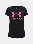 Under Armour T-Shirt Tech Solid Print Fill BL SSC-BLK - Girls