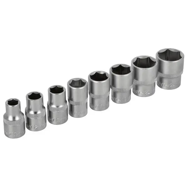 Sada nástrčných klíčů 1/2”, STALCO, set 8 ks
