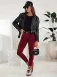 Dámské skinny džíny BRITTNIX bordó