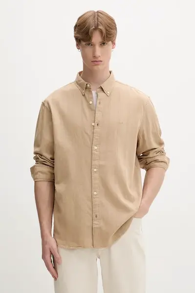 Levi's košile pánská se lnem AUTHENTIC BUTTON DOWN