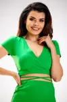 Infinite You Woman's Blouse M306 Green