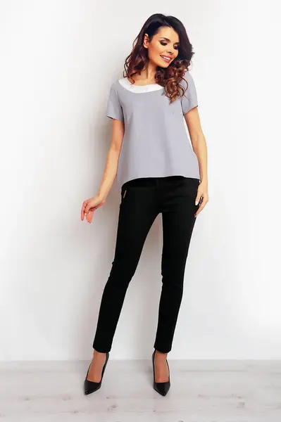 Infinite You Woman's Blouse M083 Grey