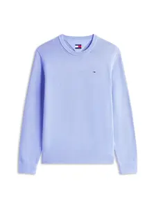 Tommy Jeans Sveter 'Ess'  svetlomodrá
