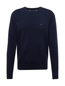 TOMMY HILFIGER Sveter 'ESSENTIAL'  námornícka modrá
