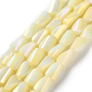 Ombre Effect Dyed Glass Beads Strands
