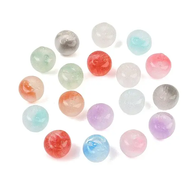 Gradient Color Transparent Resin Beads