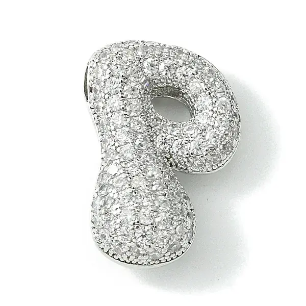Rack Plating Brass Cubic Zirconia Pendants