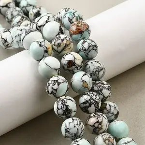 Synthetic Turquoise Beads Strands