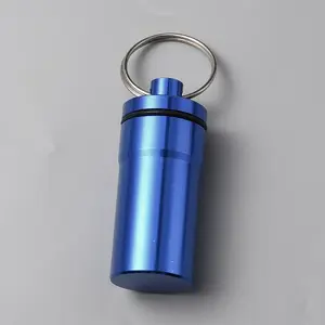 Outdoor Portable Aluminium Alloy Small Pill Case