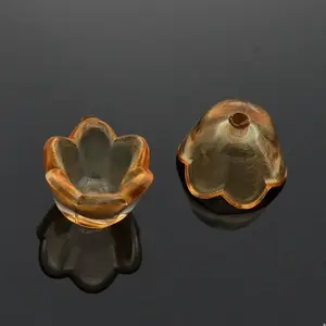 Dyed Transparent Acrylic Beads