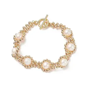 Natural Pearl Beaded Bracelet