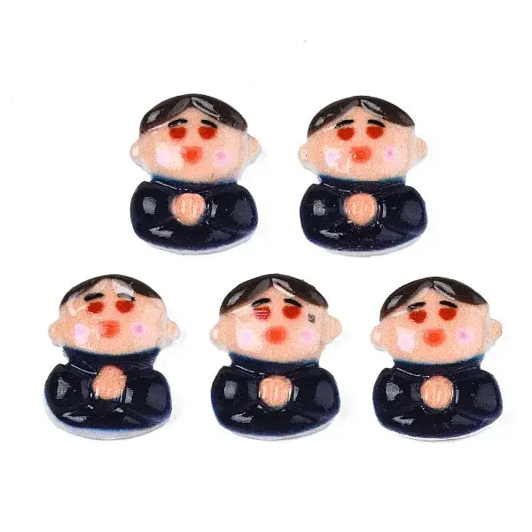 Spray Painted Opaque Resin Cabochons
