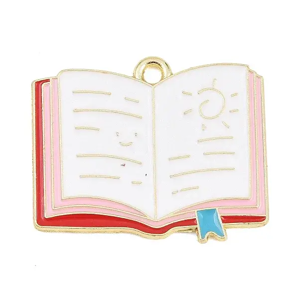 Back to School Alloy Enamel Pendants