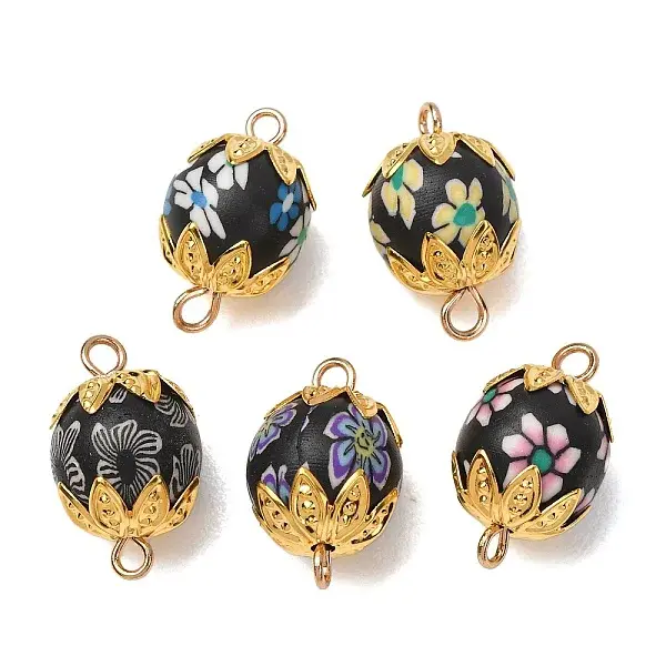 Handmade Polymer Clay Connector Charms