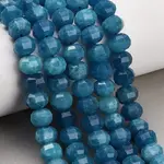 Dyed Natural White Jade Beads Strands