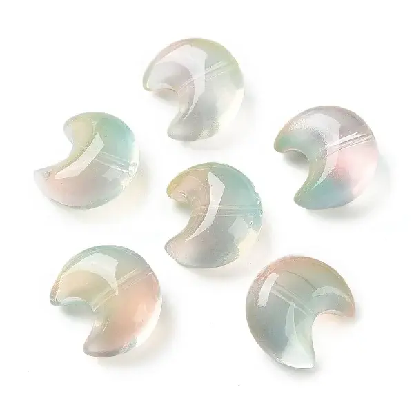 Baking Paint Transparent Glass Beads