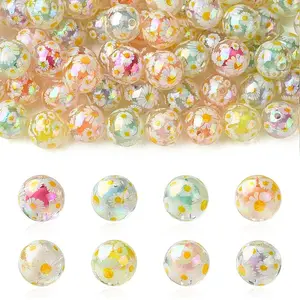 Plating Transparent Acrylic Beads