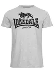LONSDALE Tričko  sivá / čierna