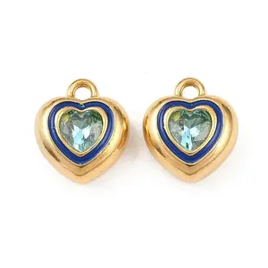 304 Stainless Steel Enamel Pendants