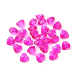 Romantic Valentines Ideas Glass Charms