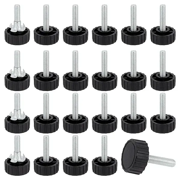 36Pcs Plastic & Iron Screw