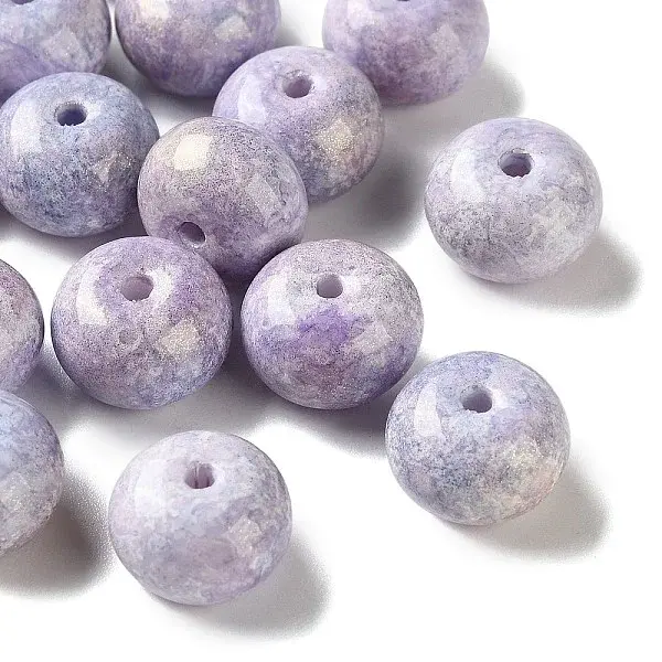 Baking Paint Opaque Glass Beads