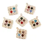 Iron with Glass Pendants