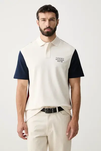 Tommy Hilfiger  polo pánské bavlněné s elastanem