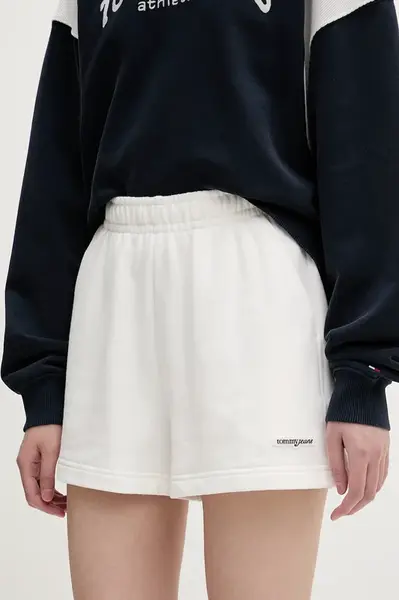 Tommy Jeans teplákové šortky dámské bavlněné
