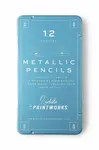 Printworks Sada pastelek v pouzdře Printworks Metallic 12-pack