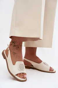 Sandály S.Barski s ozdobami