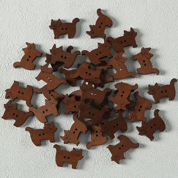 Sanders Wood 2-Hole Buttons