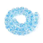 Handmade Foil Lampwork Beads Strands
