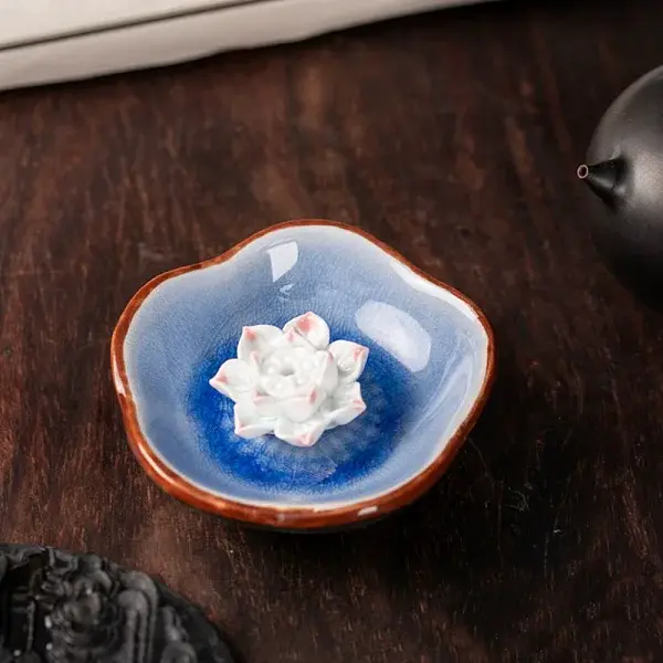 Lotus Porcelain Incense Burners Holder