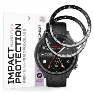 Techsuit Nano Flex, OnePlus Watch 2R, 2 kusy, černé