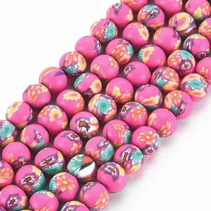Handmade Polymer Clay Beads Strands