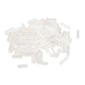 Transparent Colours Rainbow Glass Bugle Beads