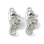 Brass Micro Pave Cubic Zirconia Charms
