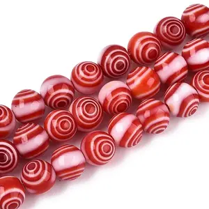 Handmade Millefiori Glass Round Beads Strands