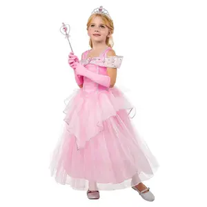 Princezna PINK dětský kostým velikost (122-128cm)
