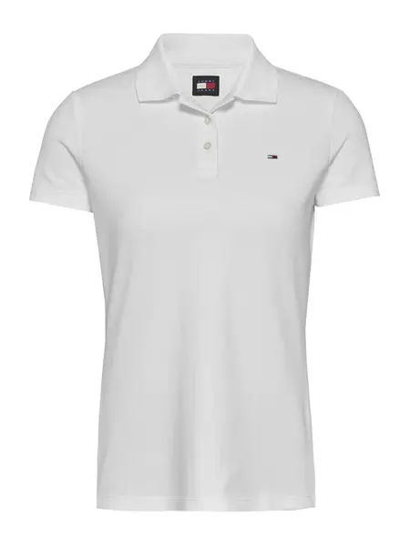 Tommy Jeans Tričko 'ESSENTIAL'  biela