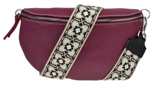 NovaKabelka.cz Reni Grande Bordo s přídavným popruhem III