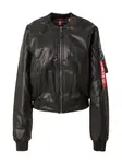 ALPHA INDUSTRIES Prechodná bunda 'MA-1 FL'  čierna