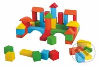 Stavebnice: Dřevěné kostky - hra z kategorie Stavebnice