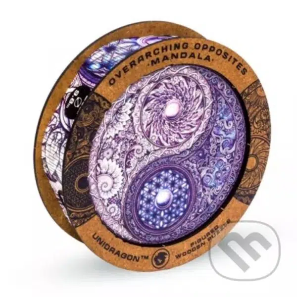 Mandala protiklady velikost KS (Unidragon dřevěné puzzle)