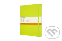 Moleskine - žltozelený zápisník (veľký, linajkovaný)