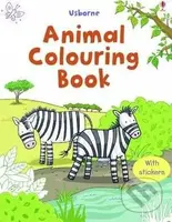 Animal Colouring Book (with stickers) - Cecilia Johansson (ilustrácie) - kniha z kategorie Omalovánky, vystřihovánky, papír